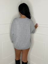 Bow Detail Jumper - Grey