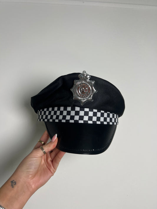 Police Hat - Black