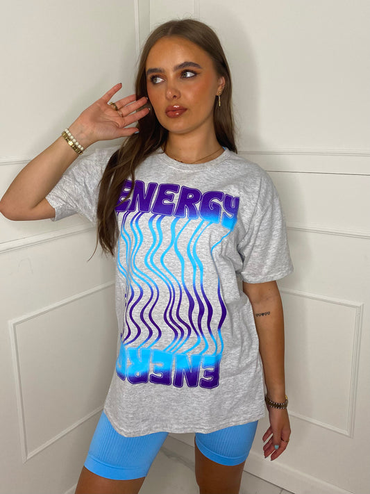 Energy Oversized T-shirt - Grey