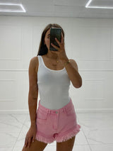 Ribbed Seamless Bodysuit - White