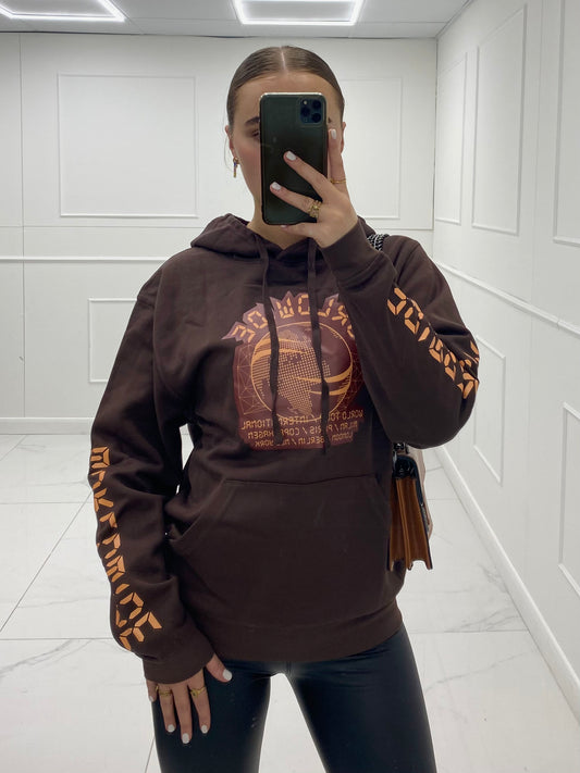 Worldwide Hoodie - Brown