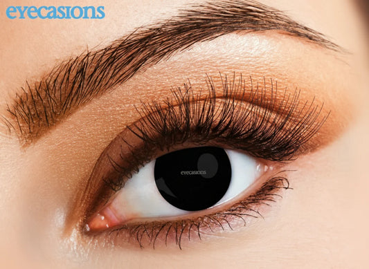 Eyecasions 1 Day Contact Lenses - Blind Black