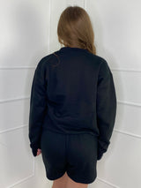 'Love Never Fails' Short Tracksuit- Black