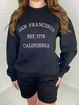 'San Francisco' Short Tracksuit- Black
