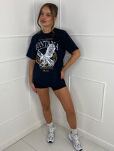 Montana Oversized T-shirt - Black