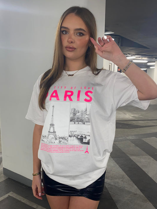 Paris T-shirt- White