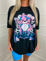 Whatever Teddy T-shirt - Black