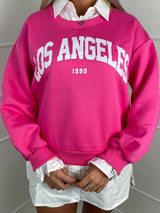 Los Angeles Shirt Jumper- Pink