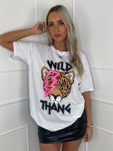Wild Thang Graphic T-shirt - White