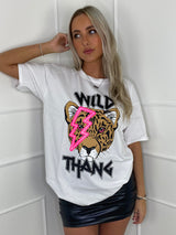 Wild Thang Graphic T-shirt - White