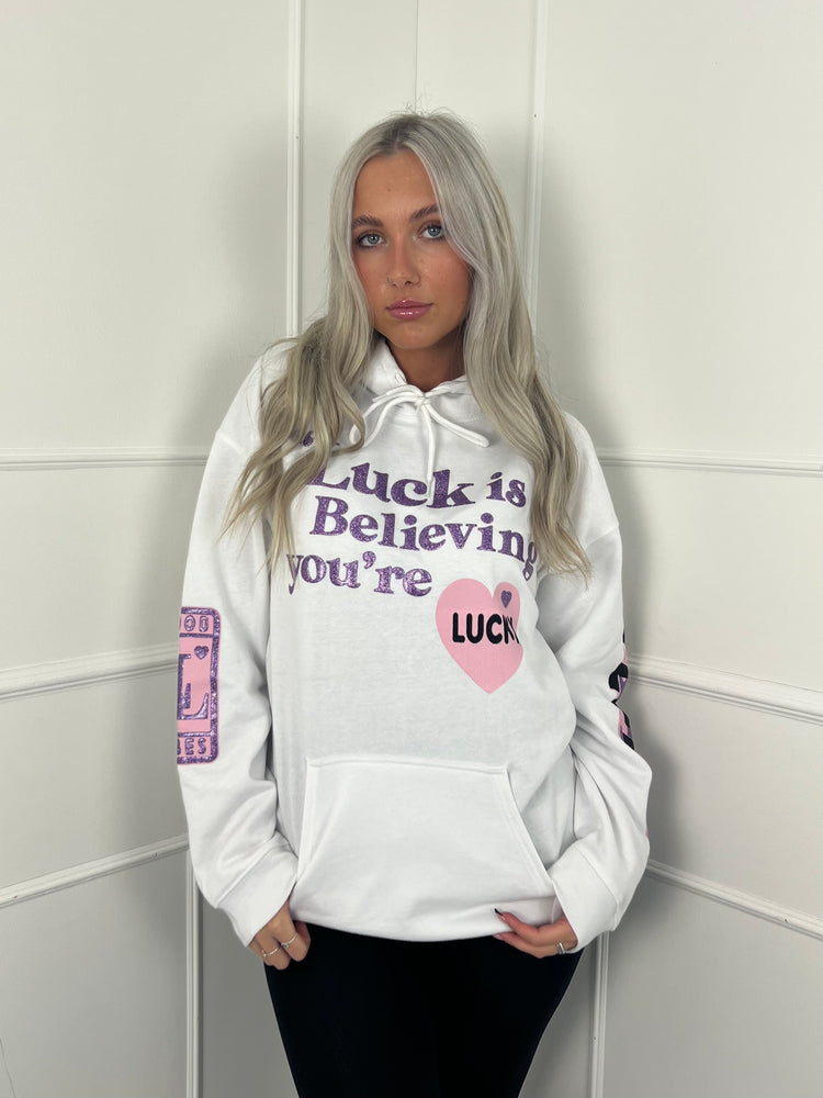 Lucky Hoodie - White