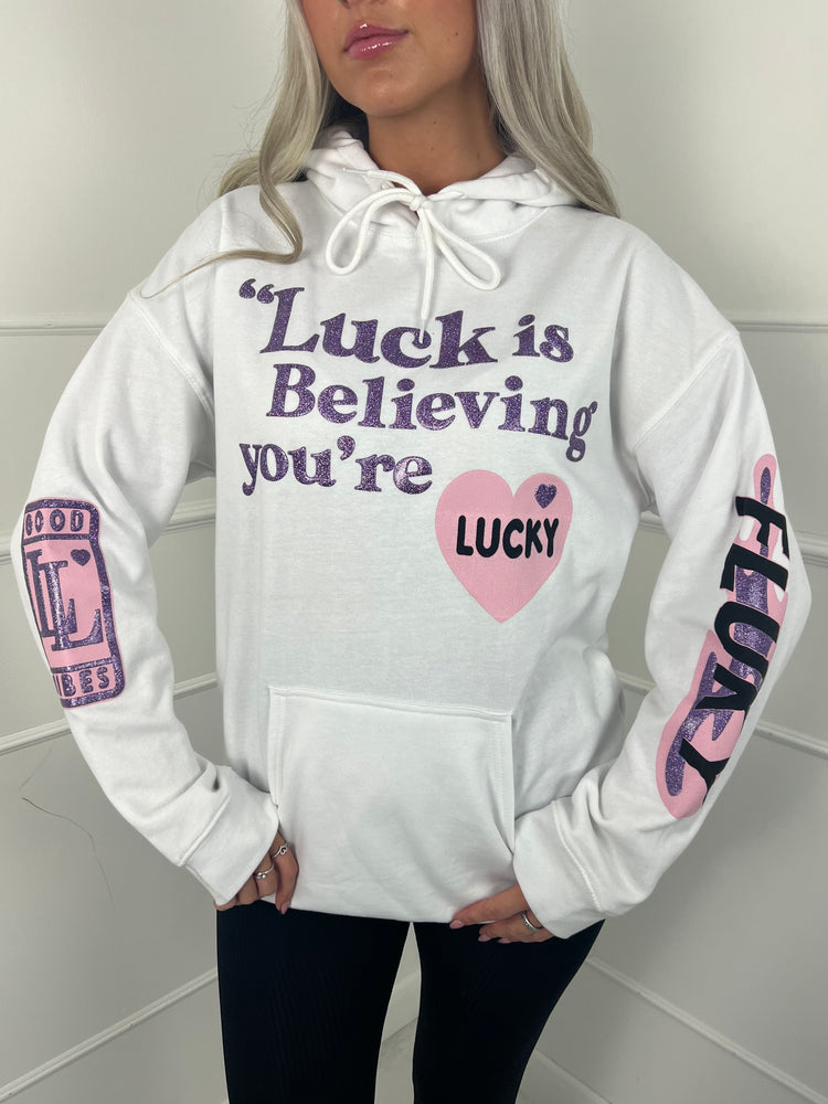 Lucky Hoodie - White