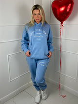 ‘French Riviera' Hooded Tracksuit - Baby Blue