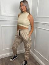 Waterproof Cargo Pants - Beige 601