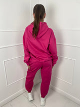'French Riviera' Hooded Tracksuit - Hot pink